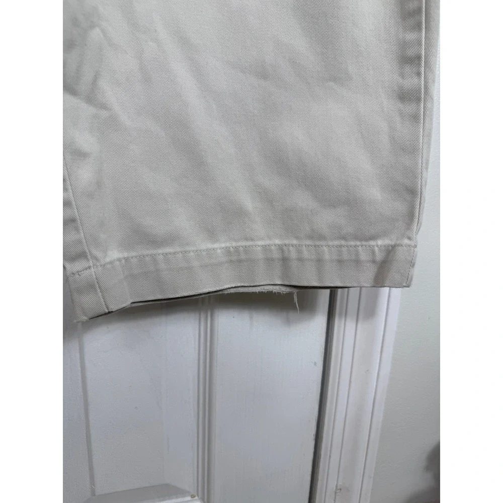 Polo Ralph Lauren Andrew Pant 42/32 Khaki Beige Pleated Chino Vintage Preppy